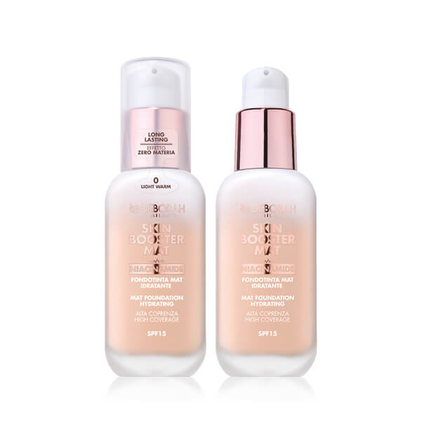 Deborah Skin Booster Mat tekući puder s niacinamidom SPF15 0 light warm